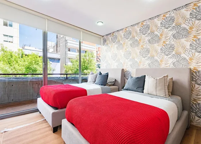 Trendy La Roma With Parking & Patio Apartment *
