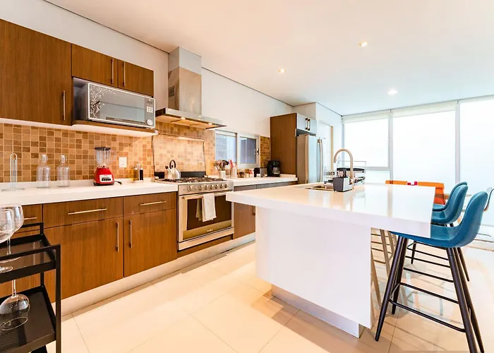 Apartment Trendy La Roma With Parking & Patio *