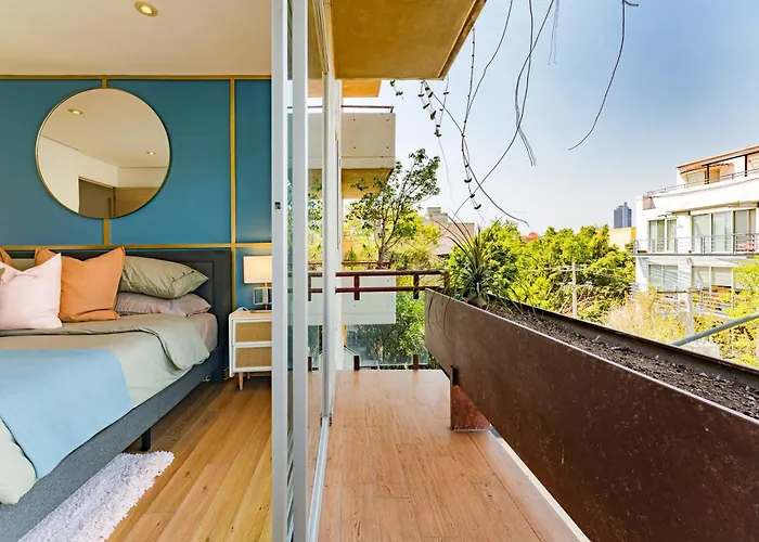 Apartment Trendy La Roma With Parking & Patio